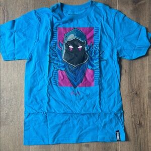 NEW Blue Kids XL 14/16 FORTNITE T Shirt